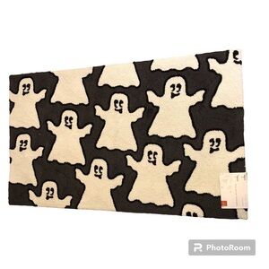 Loloi Ghost Rug NEW Viral TikTok Spooky Halloween Black White 27x45” Spooky